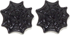 Earrings - Sourpuss -  Black Spider Web