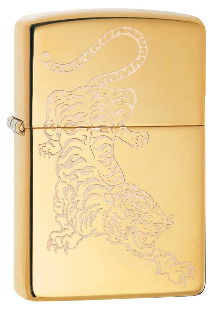 Zippo 254B Tattoo Tiger Design