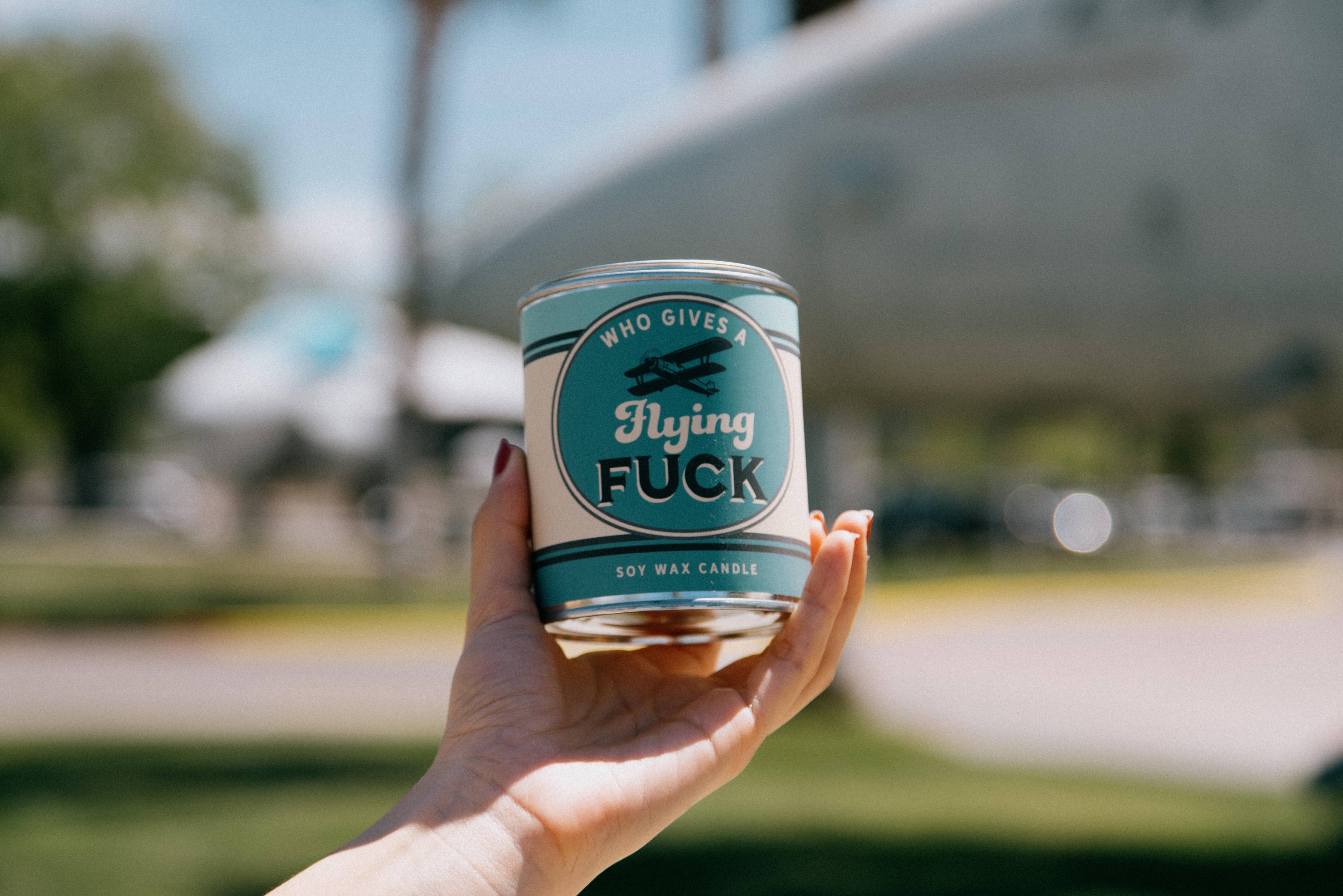 Who Gives a Flying Fuck? Vintage Paint Can·dle | Funny Candl