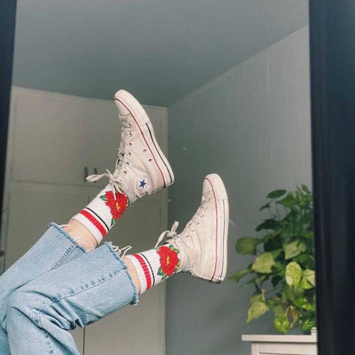 INDESTRUCTIBLE Peony Socks