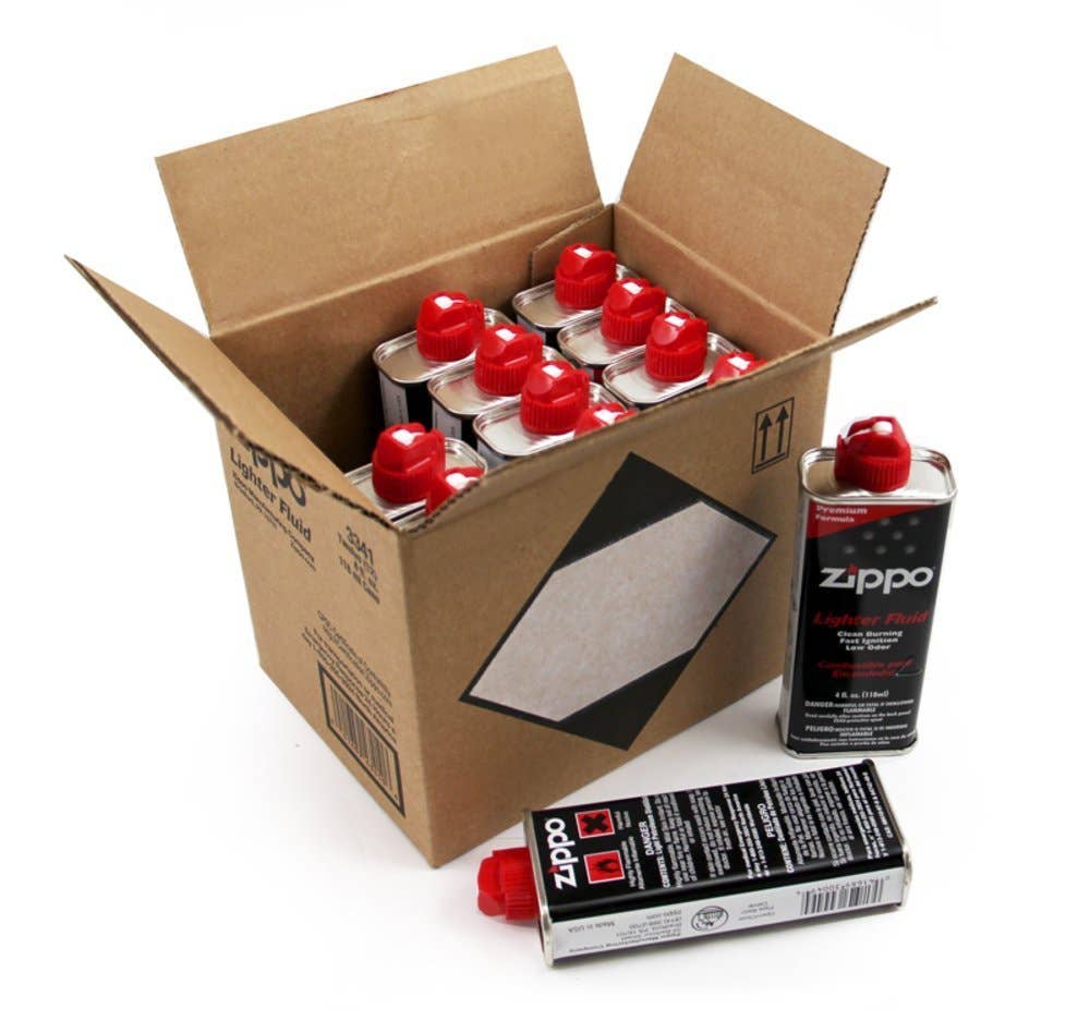 Zippo Premium Lighter Fluid 4 oz for Flint Lighters