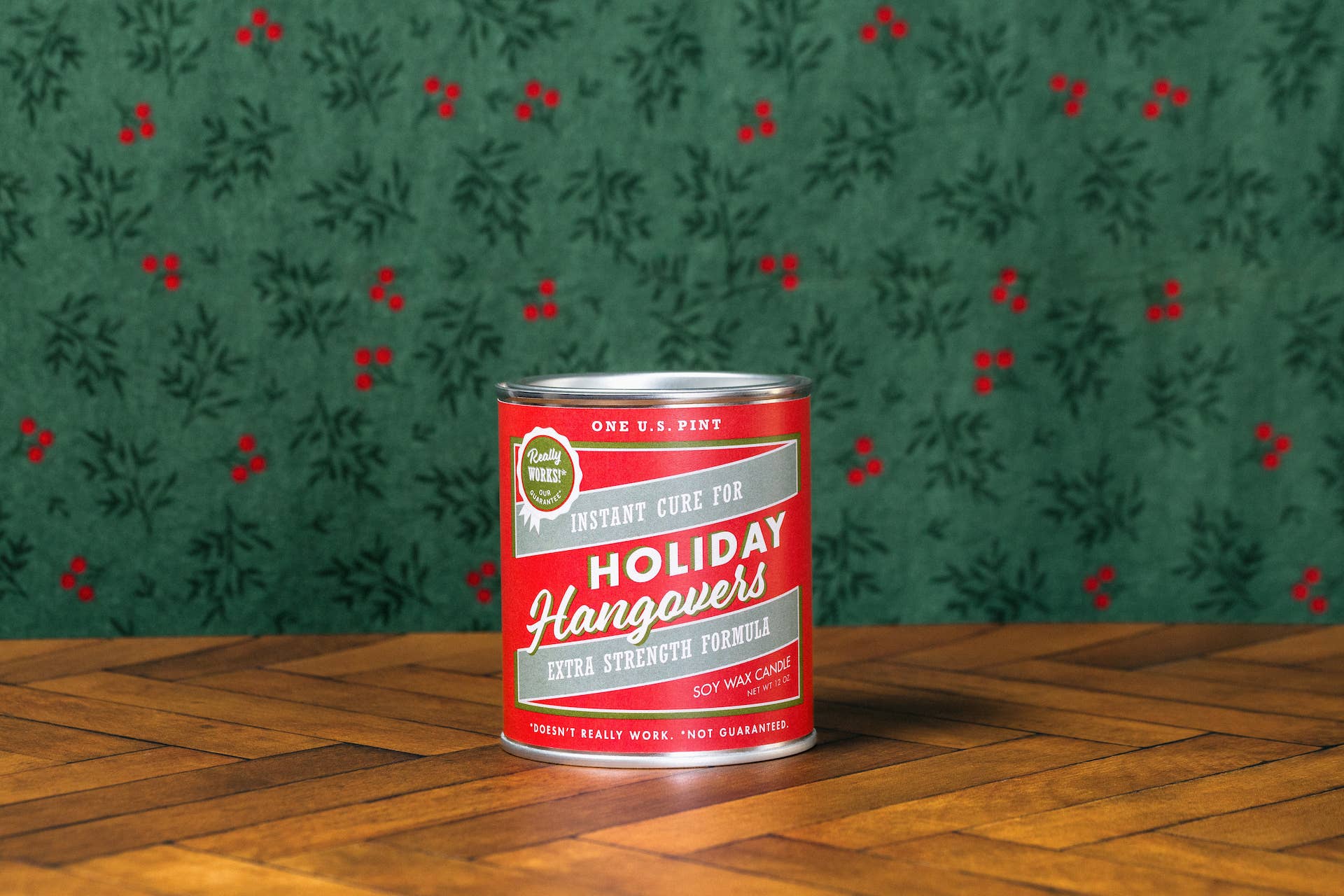 Holiday Hangovers Holiday Paint Can | Funny Christmas Candle