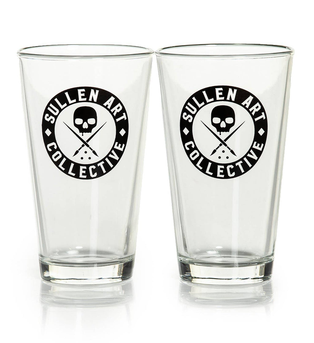 Badge Beer Glass Set Of 2