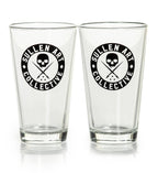 Badge Beer Glass Set Of 2