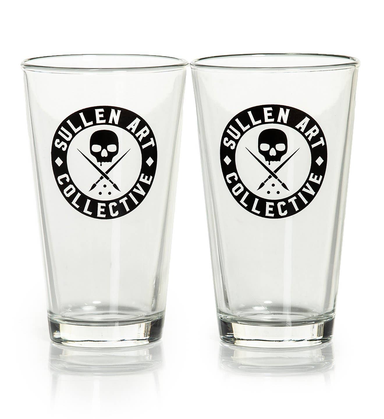 Badge Beer Glass Set Of 2