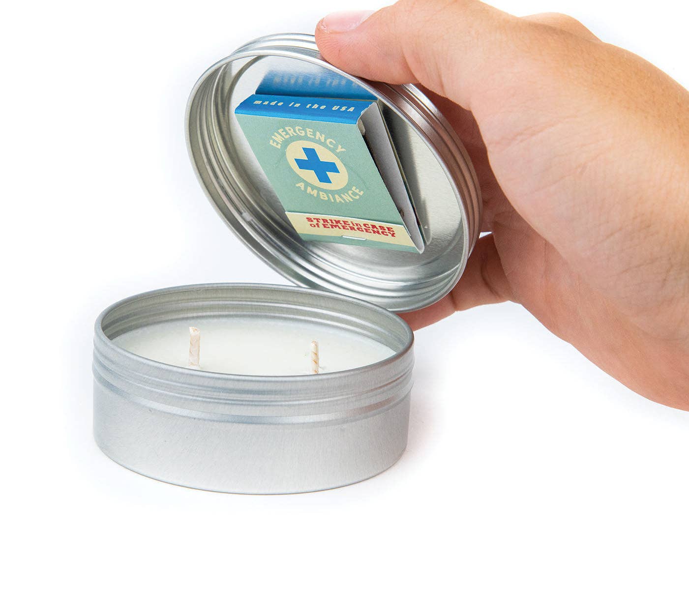 Out of Vodka Emergency Ambiance Travel Tin | Funny Candle
