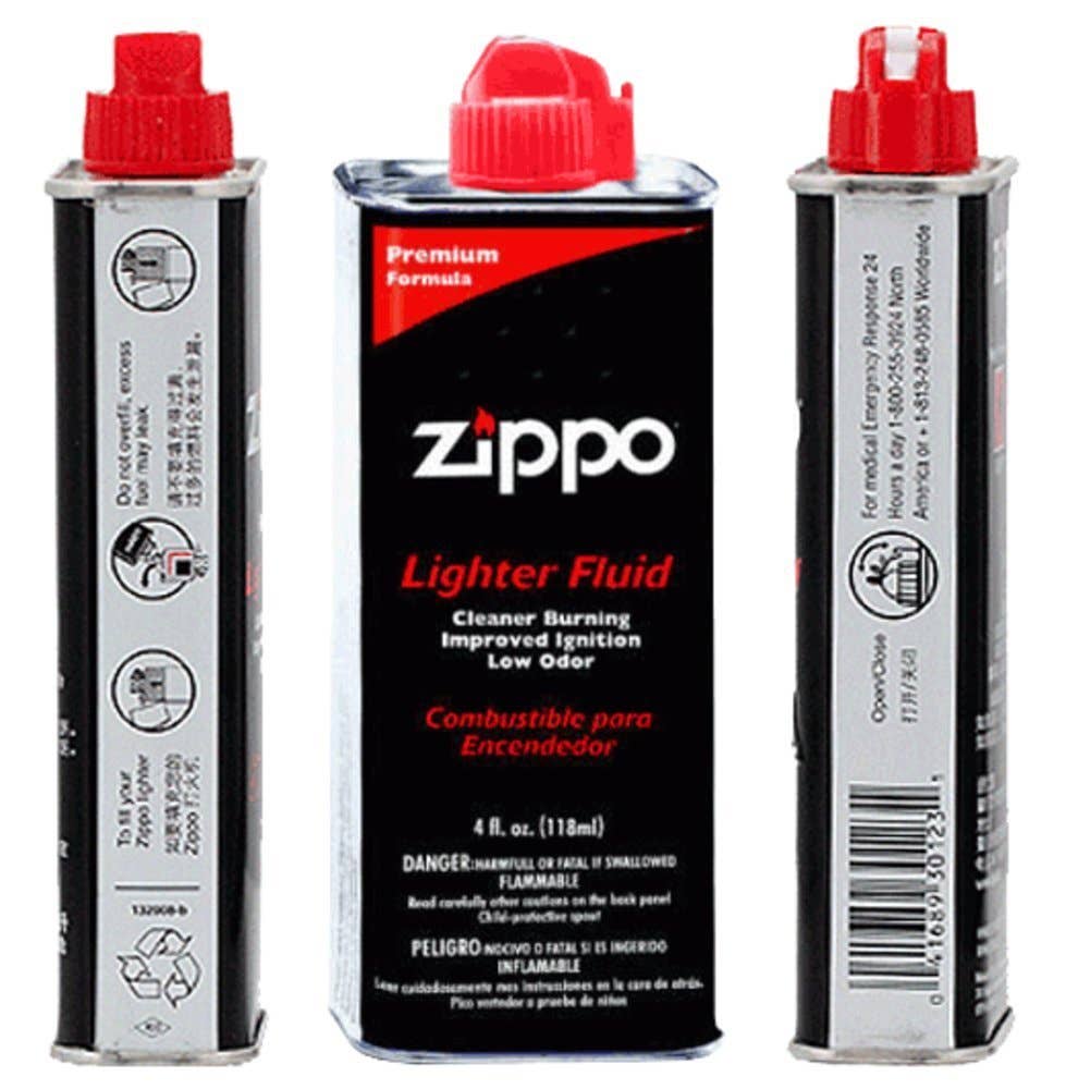 Zippo Premium Lighter Fluid 4 oz for Flint Lighters