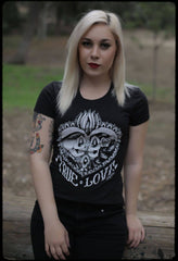 NWT Cartel Ink BLACK WHITE | True Love Tee Shirt