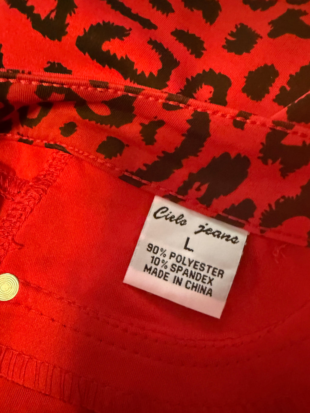 NWT Cielo Leopard Print Jeans