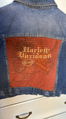 Custom Harley-Davidson Denim Vest Size 3XL