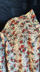 NWT Entro Floral Tie-Neck Dress Size Large