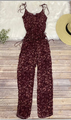 NWT Women's Tavik Clothing Floral Jumpsuit Romper Pantsuit