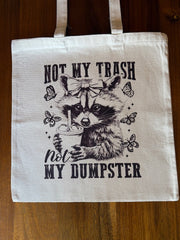 Album Tote Bag w/ Not My Trash Not My Dumpster