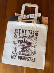 Album Tote Bag w/ Not My Trash Not My Dumpster