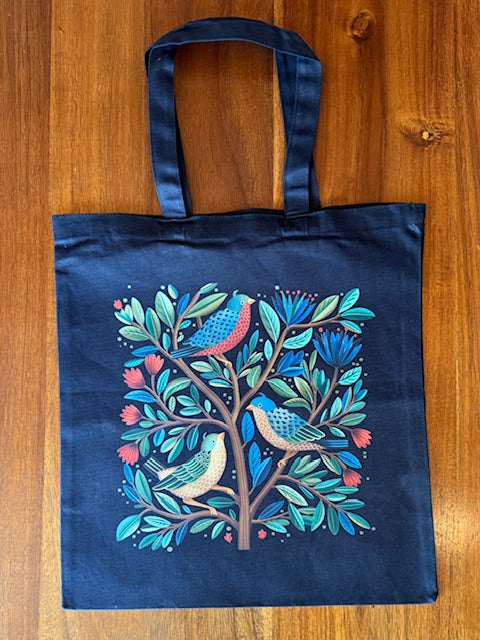 Album Tote Bag w/ Pretty Birds