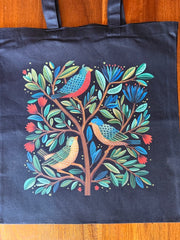 Album Tote Bag w/ Pretty Birds