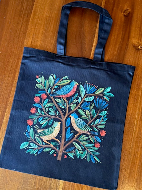 Album Tote Bag w/ Pretty Birds