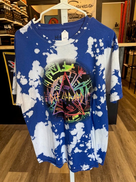 Men's Tie-dyed Def Leppard Tee Shirt Size Medium Main image