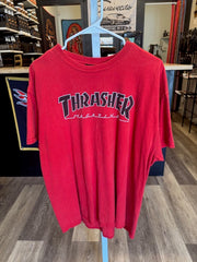 Men's Thrasher Tee Shirt Size XL w/ Pin Holes