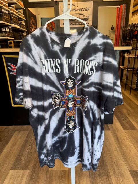 Men's Guns N' Roses Tie-dyed Tee Shirt Size XXL