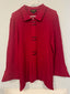 NWT Indigo Moon Red Jacket / Top Size Small