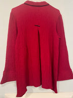 NWT Indigo Moon Red Jacket / Top Size Small