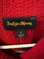 NWT Indigo Moon Red Jacket / Top Size Small