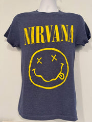 Nirvana Smiley Face Tee Shirt Size Small
