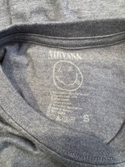 Nirvana Smiley Face Tee Shirt Size Small