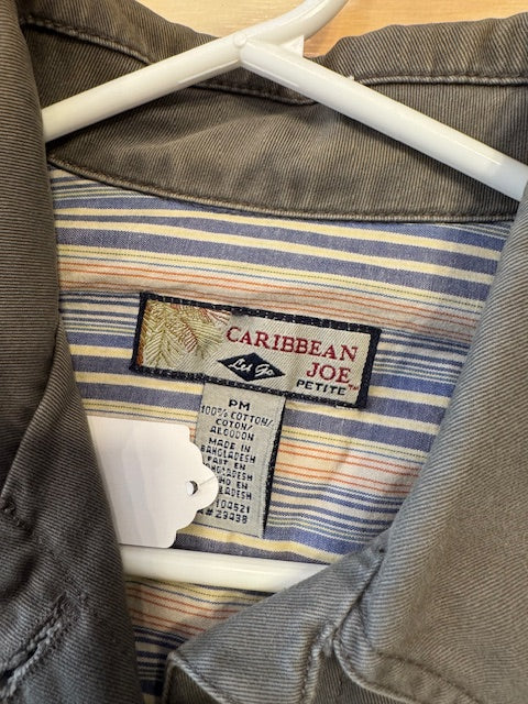 Caribbean Joe Denim Jacket Size Petite PM