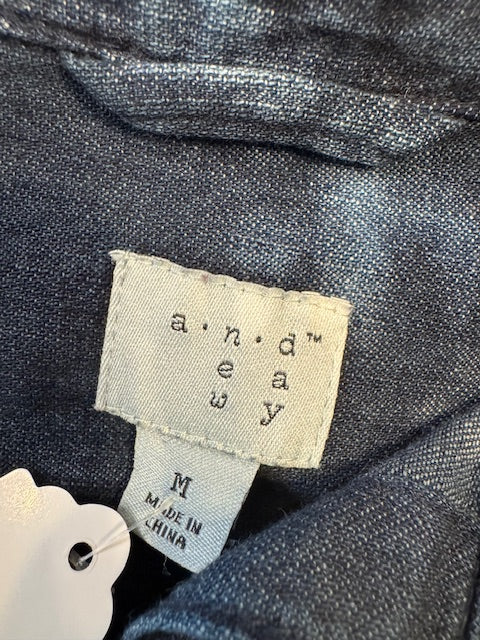 A New Day Denim Custom Tie-dyed Shirt Size Medium