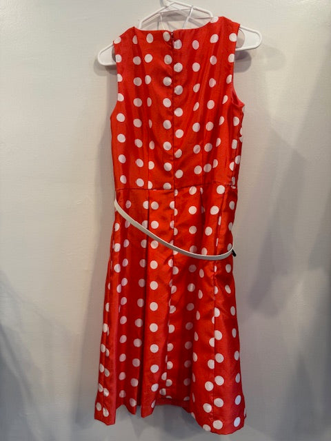 Madison Leigh "Vintage" Style Dress w/ Belt Size 6 Secondary image