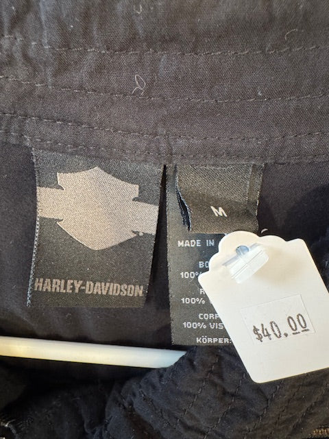 Pre-Owned Harley Davidson Black Romper Size Medium
