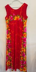 Vintage POMARE Hawaiian Tiki Dress Size 18