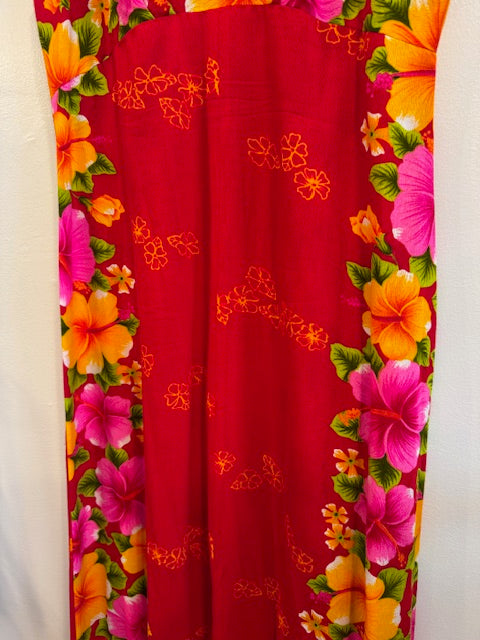 Vintage POMARE Hawaiian Tiki Dress Size 18