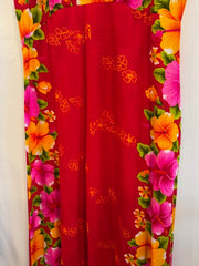 Vintage POMARE Hawaiian Tiki Dress Size 18