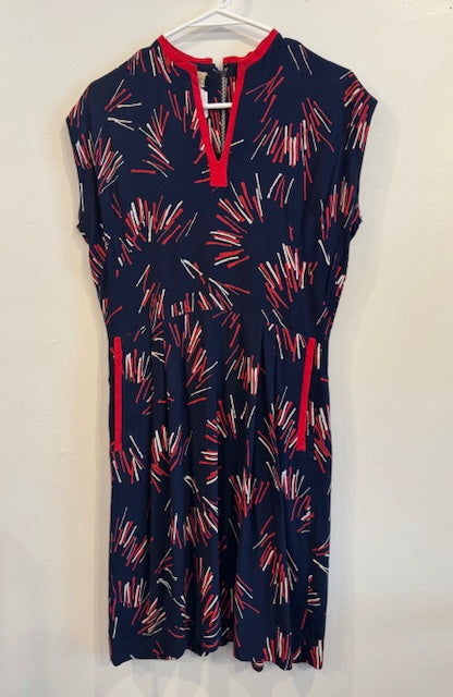Vintage Justin McCarty Fireworks Dress Size Extra Small/ Medium Main image