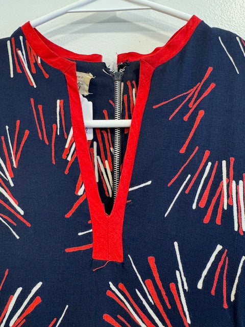Vintage Justin McCarty Fireworks Dress Size Extra Small/ Medium Secondary image