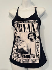 Pre-Owned Nirvana Tank Top Distressed Size Small