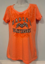 Pre-Owned Mile High Denver Harley Davidson Tee Shirt Size Large