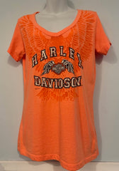 Pre-Owned Mile High Denver Harley Davidson Tee Shirt Size Large