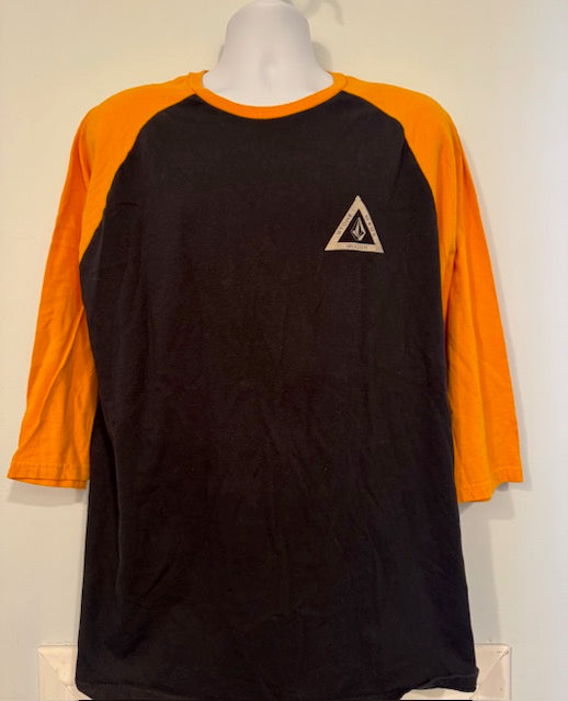 Pre-Owned Volcom 3/4 Sleeve Tee Shirt Size Extra Large Main image