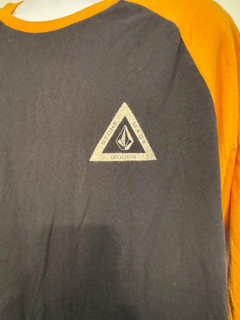 Pre-Owned Volcom 3/4 Sleeve Tee Shirt Size Extra Large Secondary image