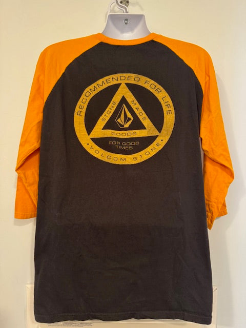 Pre-Owned Volcom 3/4 Sleeve Tee Shirt Size Extra Large