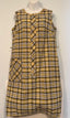 Vintage Romar Leisurely Living Plaid Dress Size  Medium