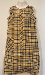 Vintage Romar Leisurely Living Plaid Dress Size  Medium