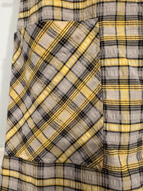 Vintage Romar Leisurely Living Plaid Dress Size  Medium