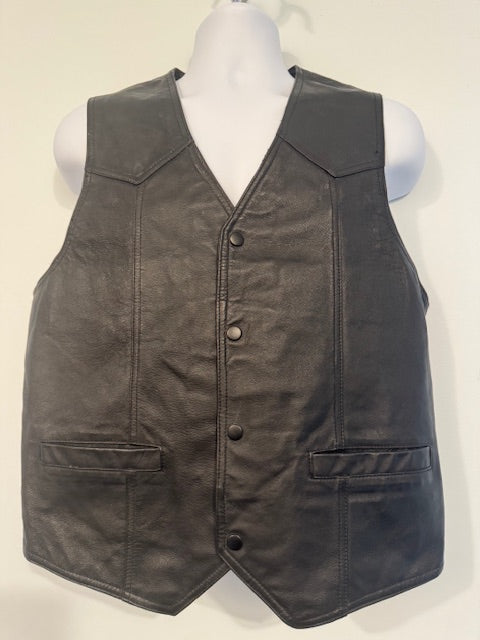 Pre-Owned Biker Vest "VIETNAM VETERAN 1960" Size large