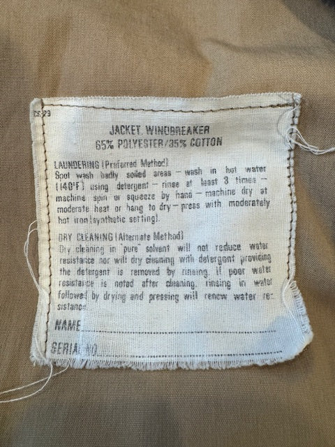 Pre-Owned US Navy Windbreaker 42L Size Medium Men's