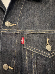 Pre-Owned Levi Strauss Dark Denim Jacket Size 2XL